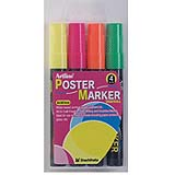 2mm Bullet 4PK<br>Poster Markers (Fluorescent)<br>EPP-4