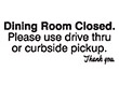 7051 - 7051
Dining Room Closed
1/2" x 1-5/8"