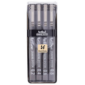 Drawing System Pens 4PK<br>0.2mm, 0.4mm, 0.6mm, 0.8mm<br>EK-230