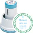 N78-283 - N78-283 - XpeDater Round Rotary Date & Time Stamp<br>1-3/16" Diameter