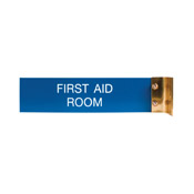 W41 - Aluminum Corridor Sign - (SILVER) Frame<br>2" x 8"